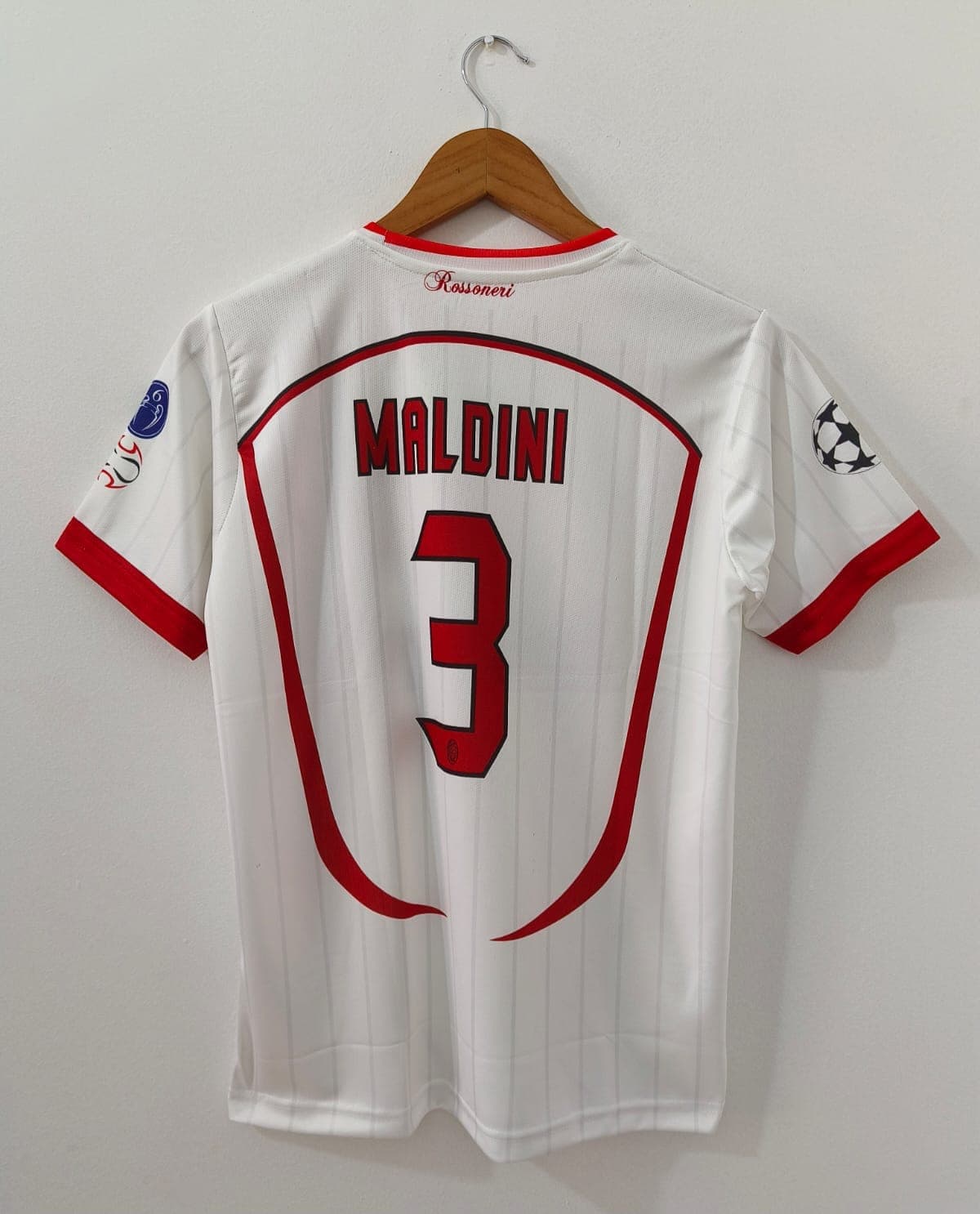 AC Milan  2006-07 away  (MALDINI)             - View 2