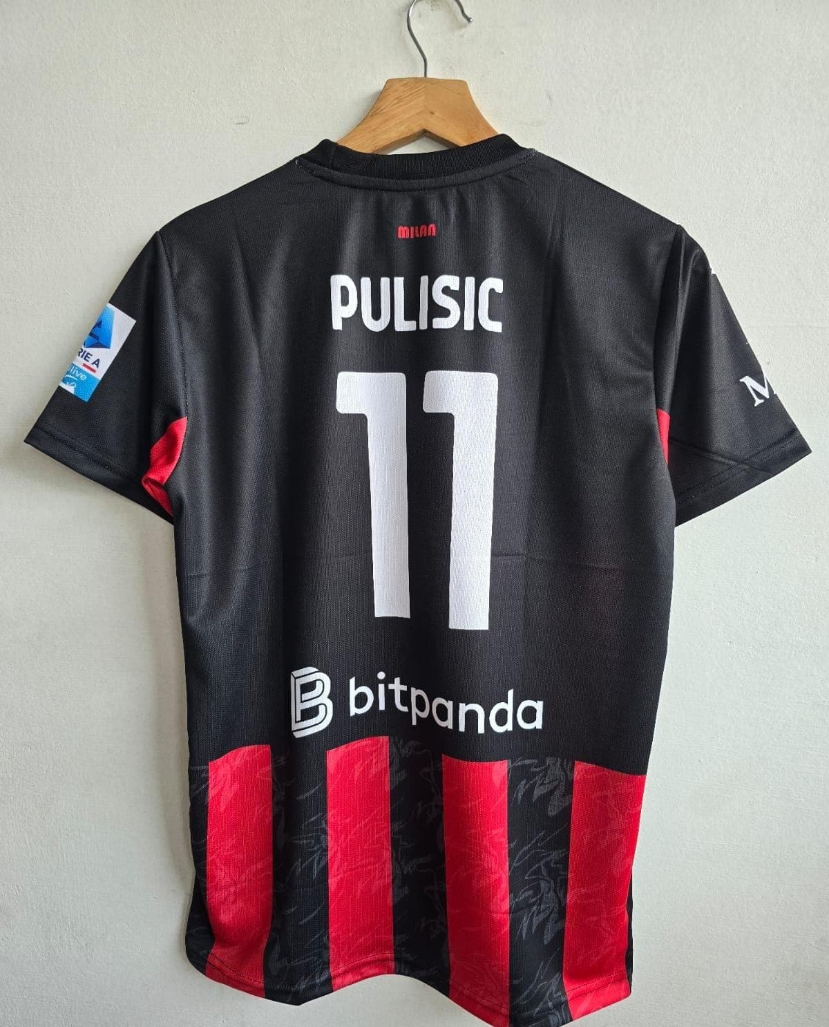 AC Milan 2025-26 Home (PULISIC)  (EMBROIDERY)            - View 2