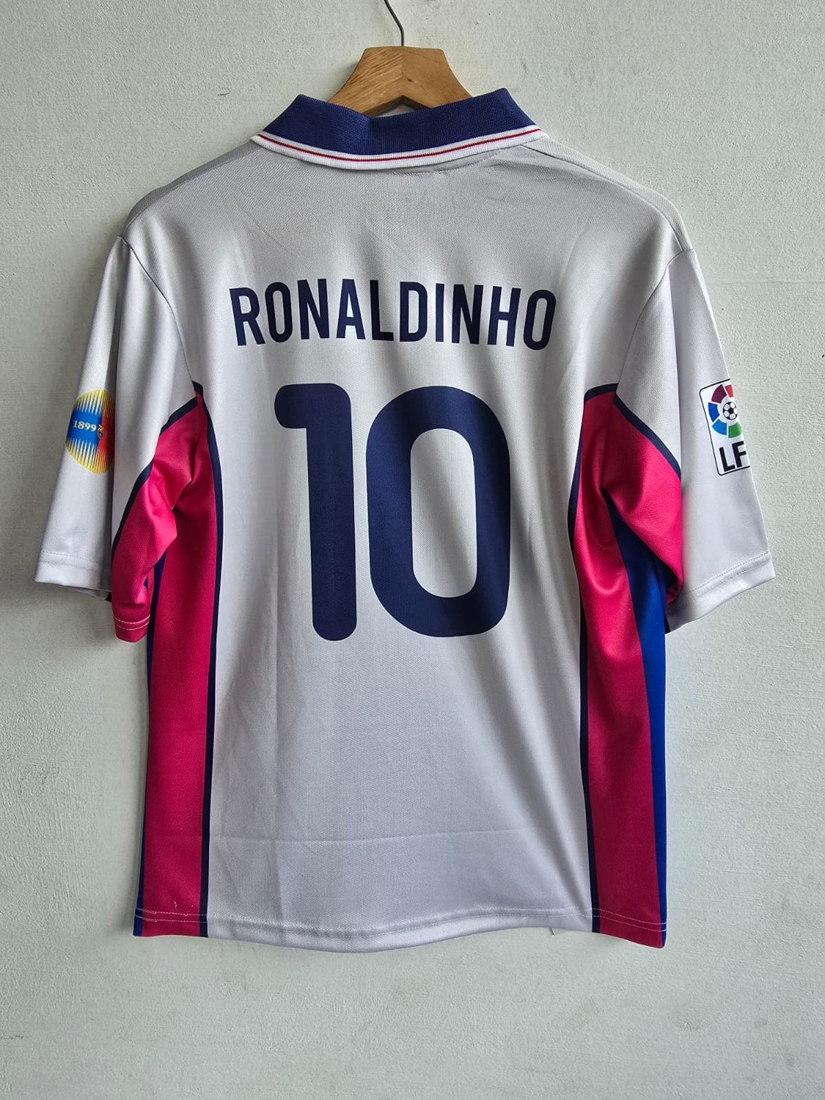 FC Barcelona 1998-1999 away   (Sublimation 5sleeve coller)            - View 2