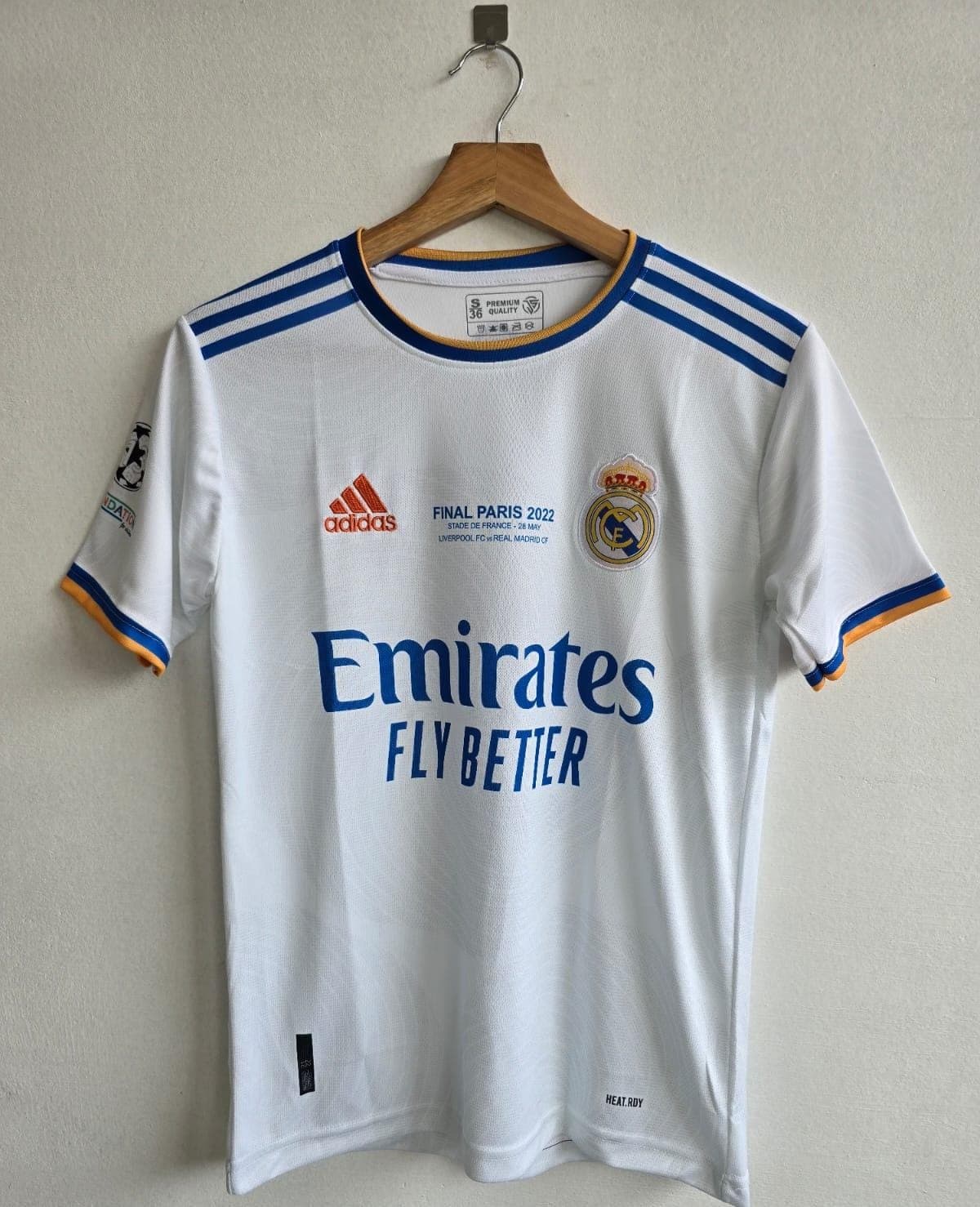 Real Madrid 2021-22 home (BENZEMA)            - View 1